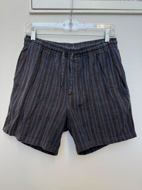 Ace & Jig blue cotton Kenny Short - unisex size extra small